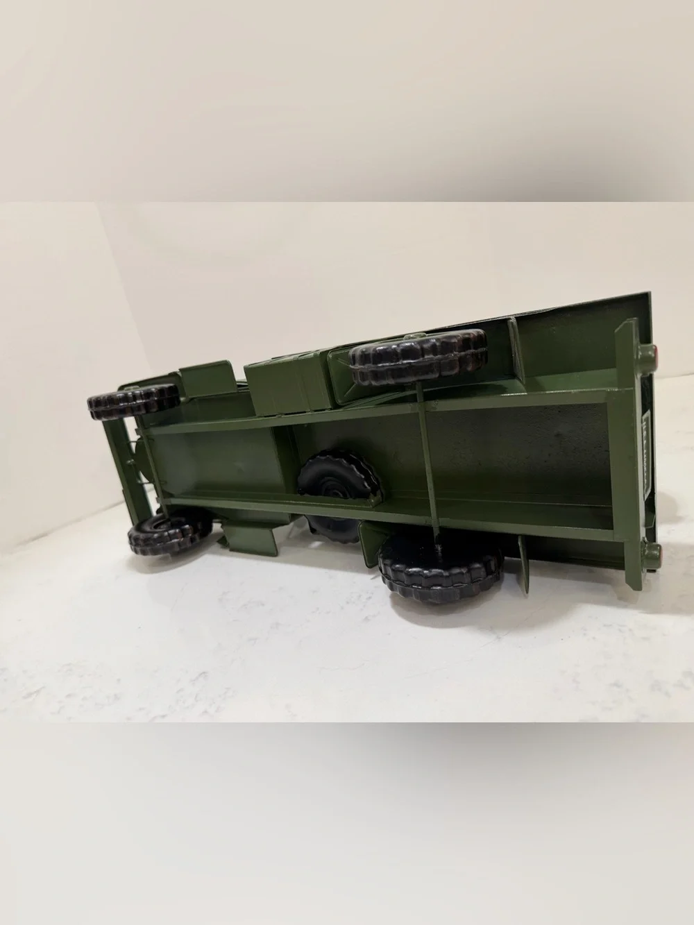 The Peacekeeper Military Truck Camouflage Metal Decanter